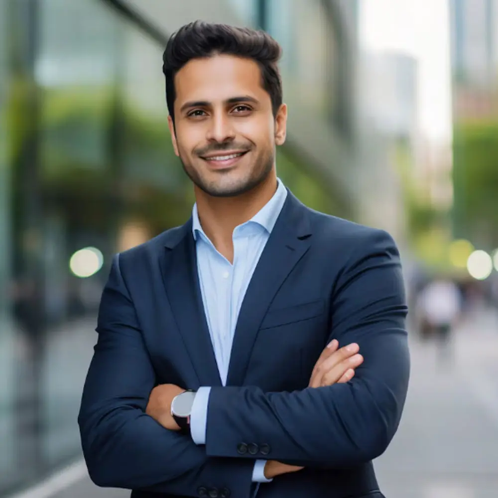 Professional client portrait for ASA Web Solutions testimonial section.